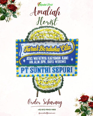 Papan Bunga Duka di Andir