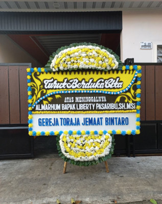Papan Bunga Duka di Andir