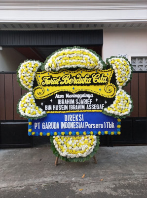 Papan Bunga Duka di Andir