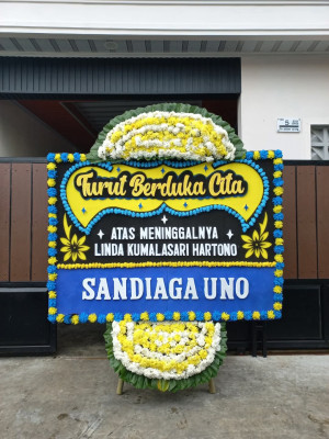 Papan Bunga Duka di Andir
